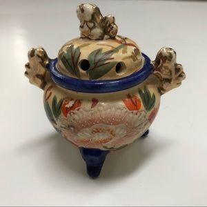 Vintage Made in Japan Porcelain Incense Burner